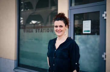 Lisa Rahbek, föreståndare på Unga Station. Foto: Saku Rantamaula