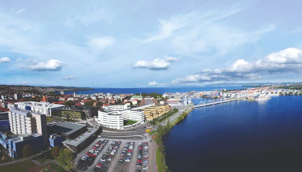 Panoramabild över Jönköping